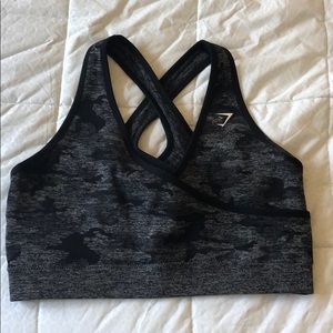 Gymshark Camo Seamless Sports Bra